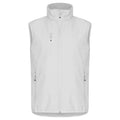 White - Front - Clique Mens Classic Soft Shell Jacket