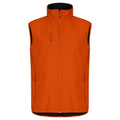 Blood Orange - Front - Clique Mens Classic Soft Shell Jacket