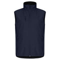Dark Navy - Front - Clique Mens Classic Soft Shell Jacket