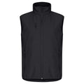 Black - Front - Clique Mens Classic Soft Shell Jacket