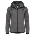 Anthracite Melange - Front - Cutter & Buck Womens-Ladies Pemberton Full Zip Hoodie
