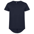 Dark Navy - Front - Clique Mens Brooklyn T-Shirt