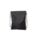Black - Front - United Bag Store RPET Drawstring Bag