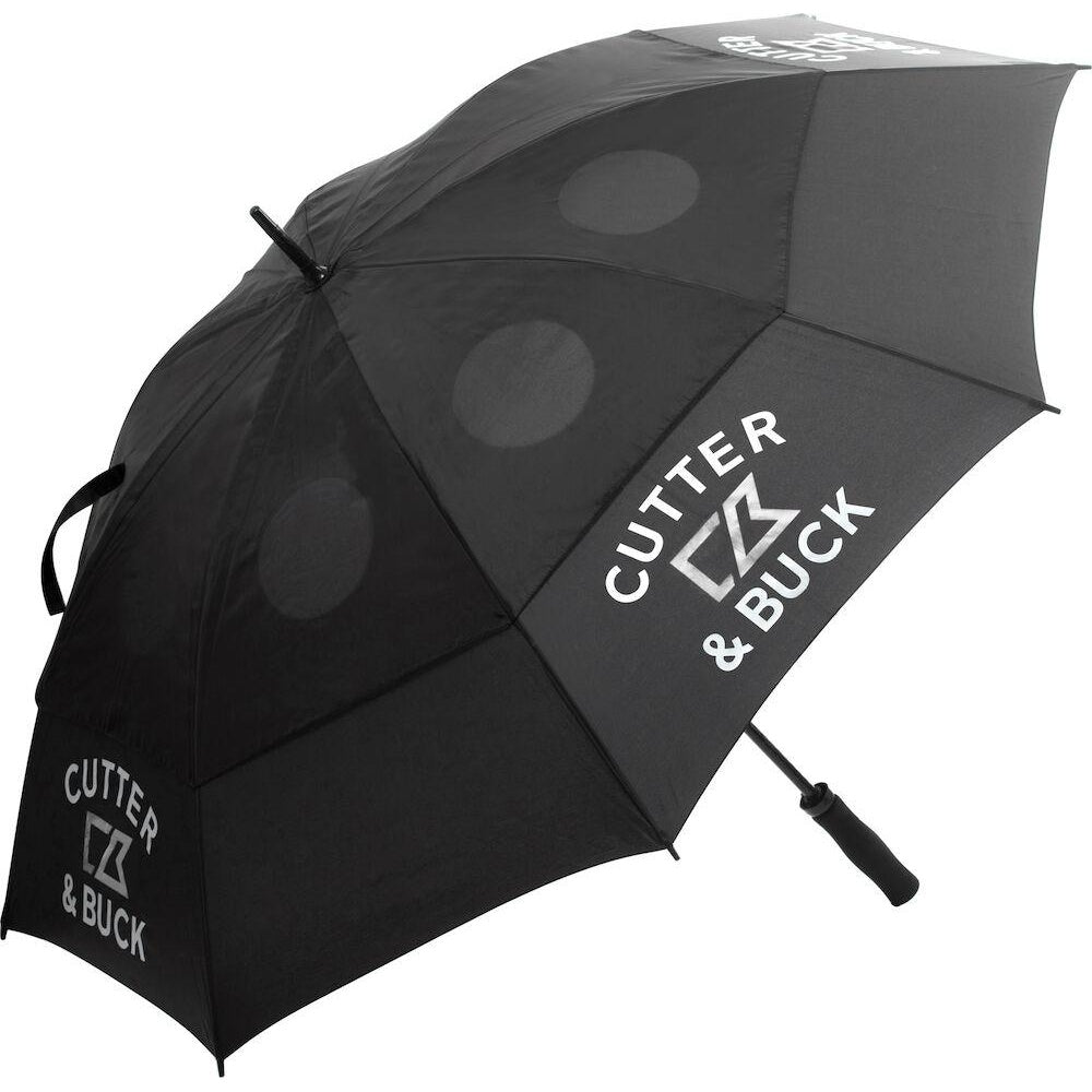 Black - Front - Cutter & Buck Stick Umbrella