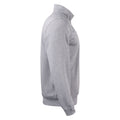 Grey Melange - Side - Clique Childrens-Kids Basic Active Quarter Zip Track Top