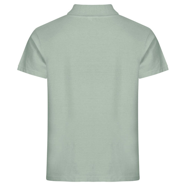 Sage Green - Back - Clique Mens Basic Polo Shirt
