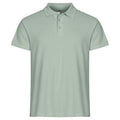 Sage Green - Front - Clique Mens Basic Polo Shirt