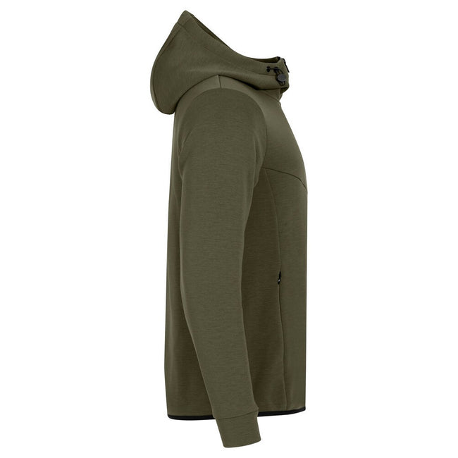 Fog Green - Side - Clique Mens Hayden Hoodie