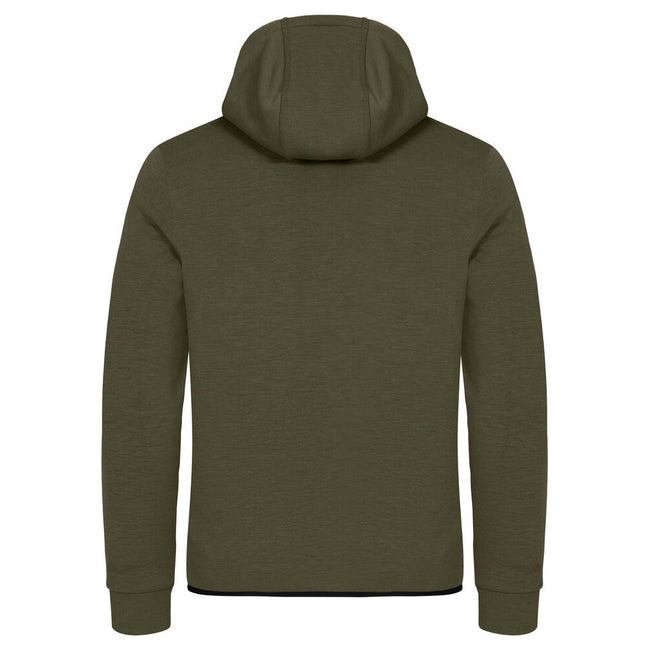 Fog Green - Back - Clique Mens Hayden Hoodie