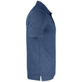 Cobalt Melange - Side - Cutter & Buck Mens Advantage Polo Shirt