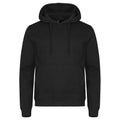 Black - Front - Clique Unisex Adult Miami Hoodie