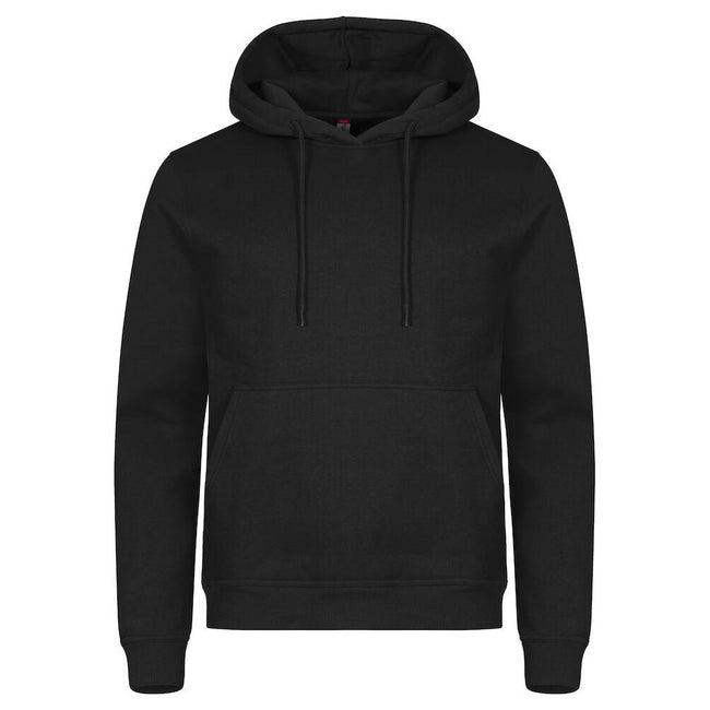 Black - Front - Clique Unisex Adult Miami Hoodie