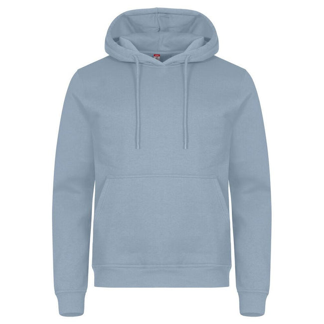 Soft Blue - Front - Clique Unisex Adult Miami Hoodie