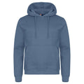 Steel Blue - Front - Clique Unisex Adult Miami Hoodie