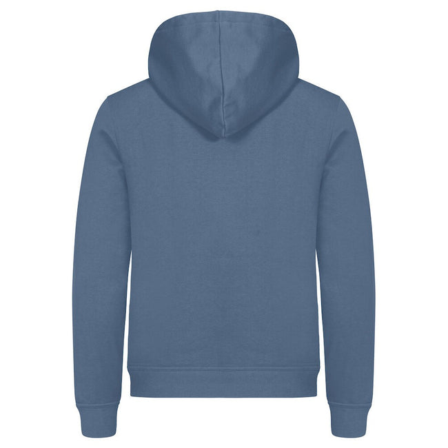 Steel Blue - Back - Clique Unisex Adult Miami Hoodie
