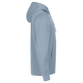 Soft Blue - Side - Clique Unisex Adult Miami Hoodie