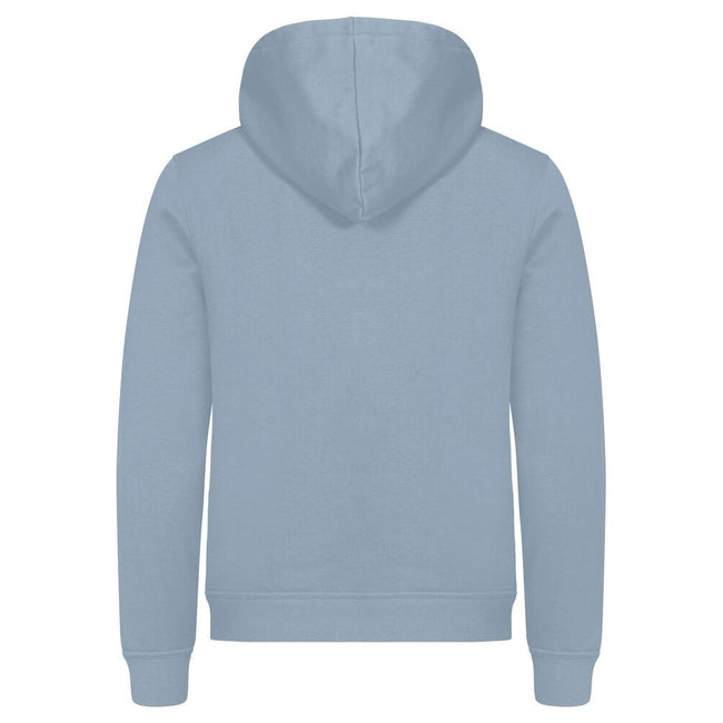 Soft Blue - Back - Clique Unisex Adult Miami Hoodie
