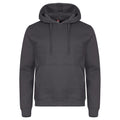 Metal Grey - Front - Clique Unisex Adult Miami Hoodie