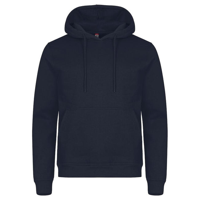 Navy - Front - Clique Unisex Adult Miami Hoodie