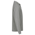 Grey Melange - Side - Clique Mens Manhattan Polo Shirt