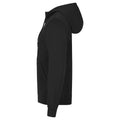 Black - Side - Clique Mens Miami Full Zip Hoodie