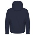 Navy Blue - Back - Clique Mens Classic Soft Shell Jacket