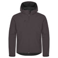 Dark Grey - Front - Clique Mens Classic Soft Shell Jacket