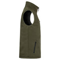 Fog Green - Side - Clique Mens Softshell Padded Gilet