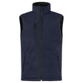 Dark Navy - Front - Clique Mens Softshell Padded Gilet
