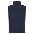 Dark Navy - Back - Clique Mens Softshell Padded Gilet