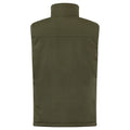 Fog Green - Back - Clique Mens Softshell Padded Gilet