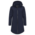 Dark Navy - Front - Cutter & Buck Womens-Ladies Wedderburn Waterproof Jacket