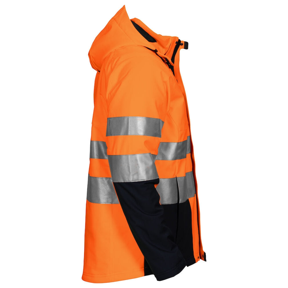 Orange-Black - Lifestyle - Projob Mens Functional Hi-Vis Jacket