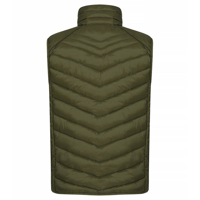 Fog Green - Back - Clique Mens Idaho Body Warmer