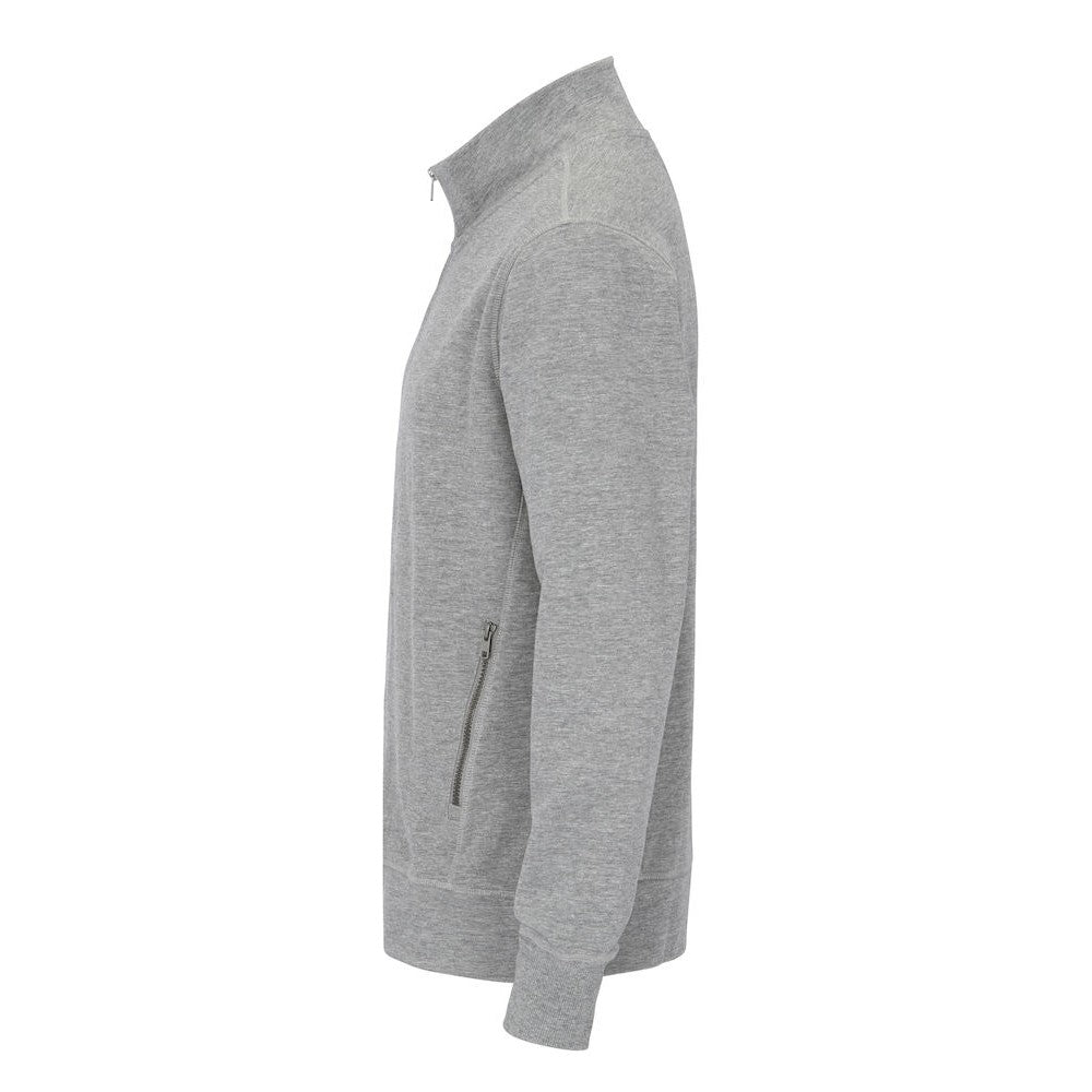 Grey Melange - Lifestyle - Cottover Mens French Terry Full Zip Jacket