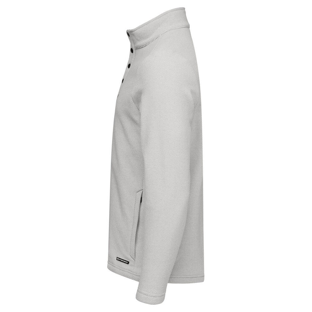 Silver - Lifestyle - Cutter & Buck Mens Hunts Point Fleece Top