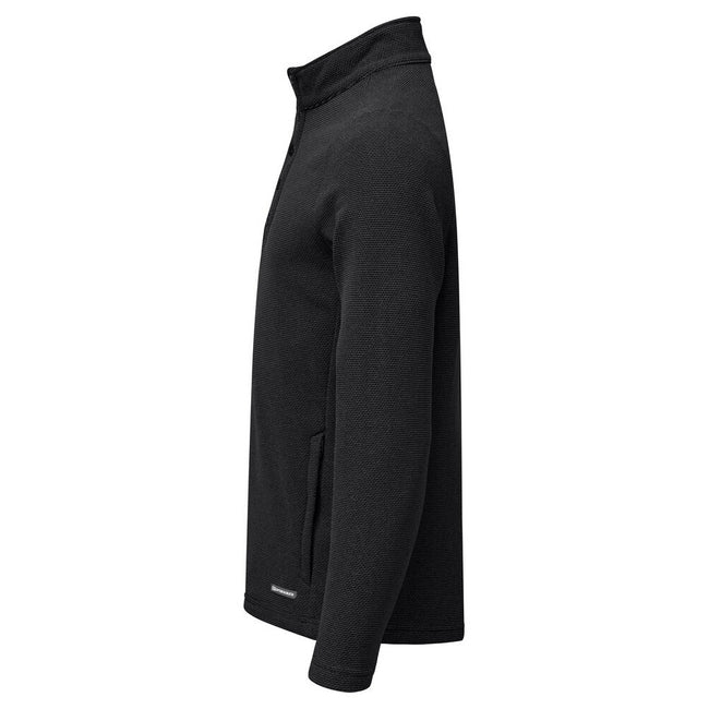 Black - Lifestyle - Cutter & Buck Mens Hunts Point Fleece Top