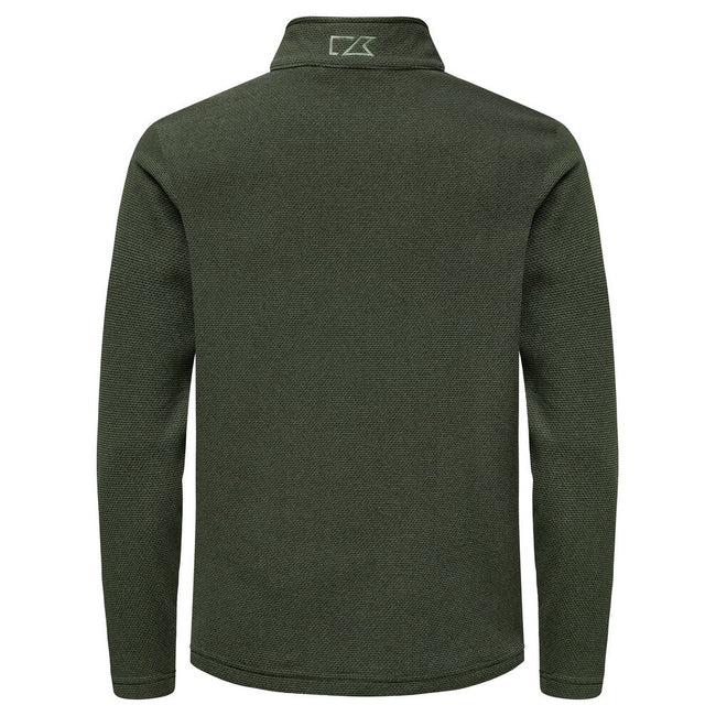 Ivy Green - Back - Cutter & Buck Mens Hunts Point Fleece Top
