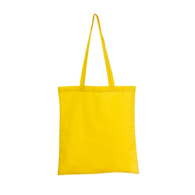 Yellow - Front - United Bag Store Cotton Long Handle Tote Bag