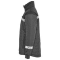 Grey-Black - Lifestyle - Projob Mens Progression Quilted Lightweight Padded Jacket