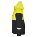 Black-Yellow - Lifestyle - Projob Mens Progression High-Vis Padded Soft Shell Jacket