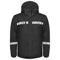 Black - Front - Projob Mens Progression High-Vis Padded Soft Shell Jacket