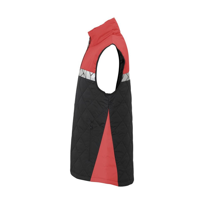 Black-Red - Lifestyle - Projob Mens 7700 Progression Gilet