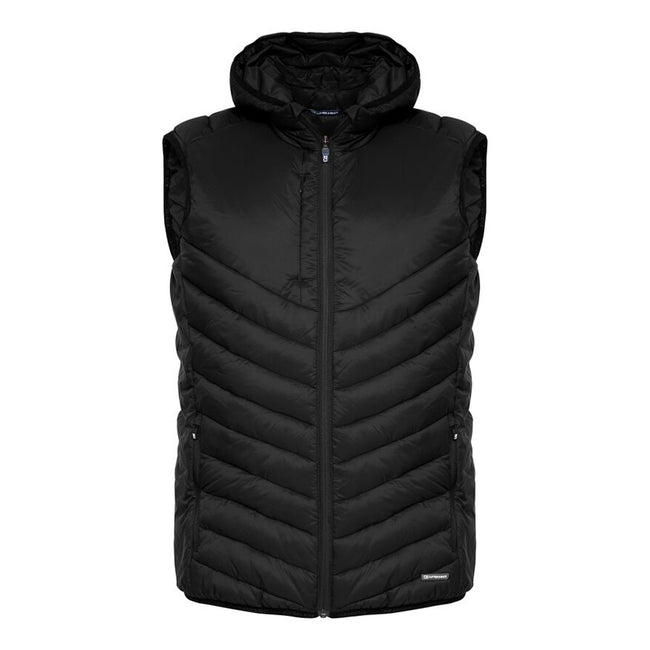 Black - Front - Cutter & Buck Mens Mount Adams Gilet