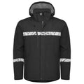 Black - Front - Projob Mens Progression Soft Shell Jacket