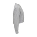 Grey Melange - Side - Clique Womens-Ladies Miami Cropped Sweatshirt
