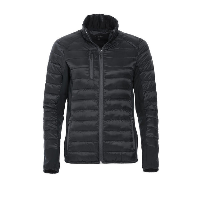 Black - Front - Clique Womens-Ladies Lemont Padded Jacket