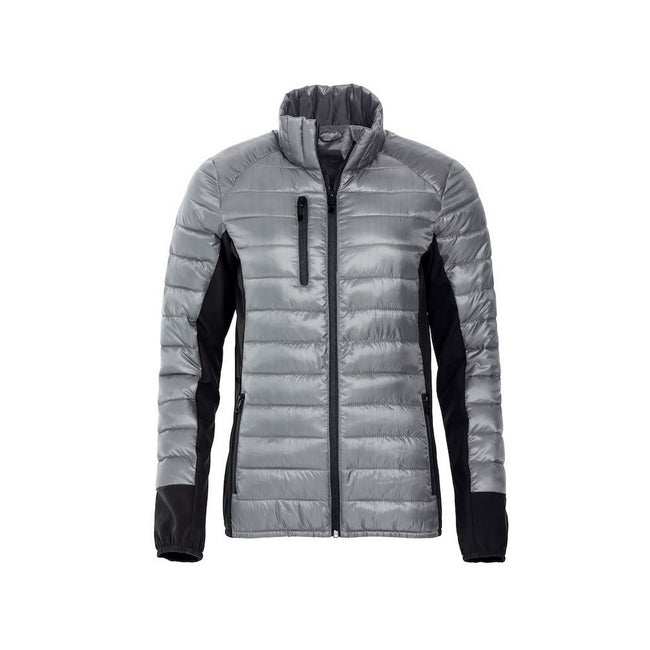 Grey - Front - Clique Womens-Ladies Lemont Padded Jacket