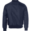 Dark Navy - Back - Clique Unisex Adult Bomber Jacket