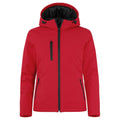 Red - Front - Clique Womens-Ladies Padded Soft Shell Jacket